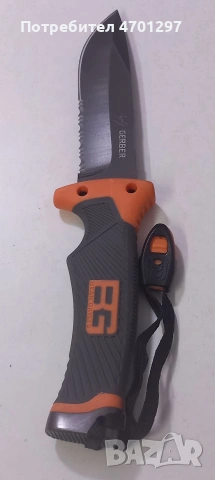 Нож за оцеляване GERBER Bear Grylls Ultimate Survival, снимка 3 - Ножове - 53029734