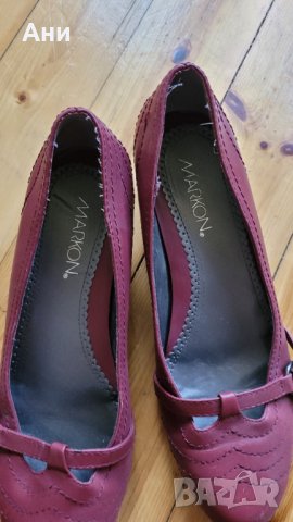 Нови вишневи обувки, снимка 2 - Дамски ежедневни обувки - 40225734