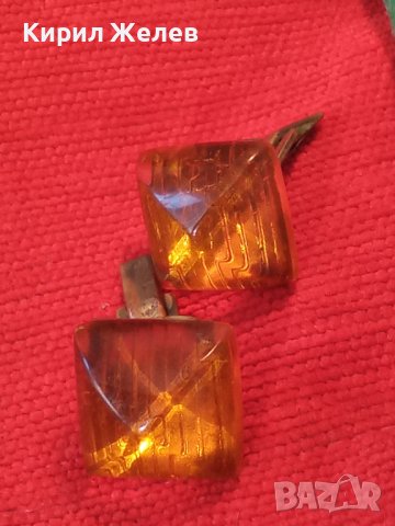 Старинни РУСКИ КЕХЛИБАРЕНИ БУТОНЕЛИ Бронзови с ПОЗЛАТА и Шлифован НАТУРАЛЕН БАЛТИЙСКИ КЕХЛИБАР 37698, снимка 17 - Антикварни и старинни предмети - 41389412