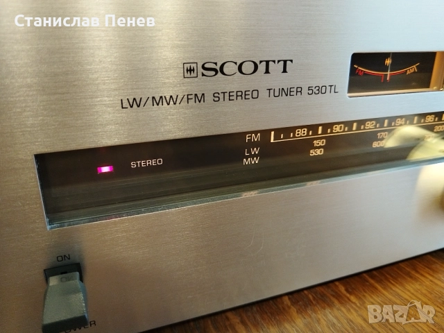 H. H. Scott 530TL Vintage Stereo Tuner, снимка 2 - Ресийвъри, усилватели, смесителни пултове - 52502014