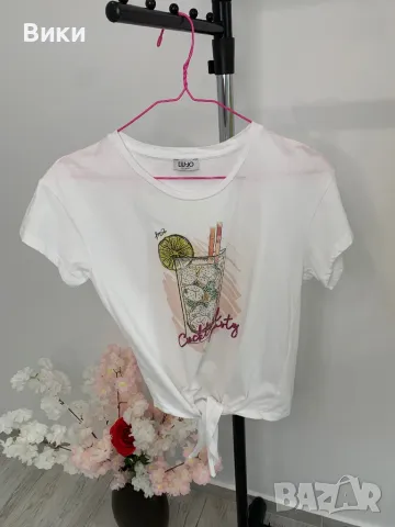 Тениска Liu Jo размер XS-S, снимка 3 - Тениски - 49692989