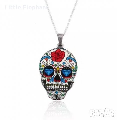Special Edition,колие Gothic череп coloured/ново, снимка 1