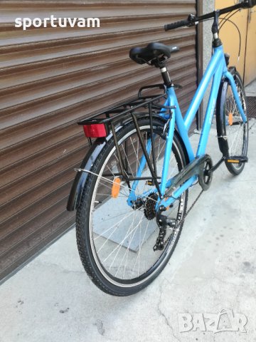 НОВ Дамски Градски велосипед 28'' Street Trekking Lady, Небесно син - Стилен и практичен за града!, снимка 6 - Велосипеди - 40668889