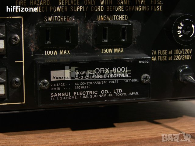 РЕСИВЪР   Sansui qrx-8001 , снимка 12 - Ресийвъри, усилватели, смесителни пултове - 33860344