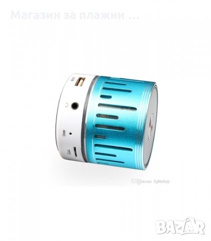 МИНИ BLUETOOTH LED КОЛОНКА, USB, SD, RADIO - код C-203, снимка 3 - Bluetooth тонколони - 34292479