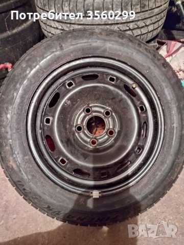 Гуми с джанти 5/100/14 цола нови, снимка 4 - Гуми и джанти - 38857267