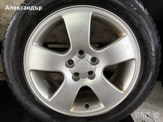 Джанти с подарък гуми за Ауди, Фолксваген, Сеат 5х100 R16, снимка 4 - Гуми и джанти - 53653859