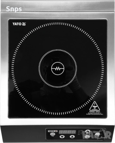 Индукционен котлон с дисплей YATO YG 04701, 3500 W, снимка 4 - Котлони - 53106716