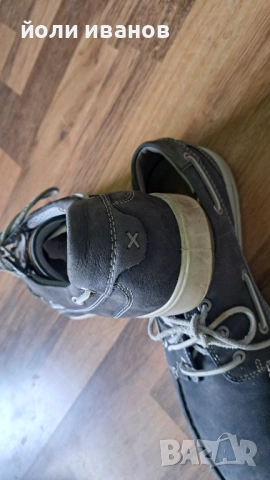 ECCO-кожени шити мъжки обувки,оригинални 45 номер, снимка 5 - Маратонки - 53694656