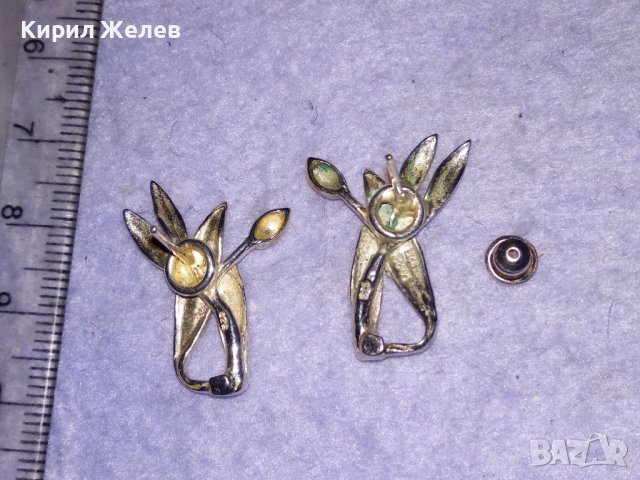 ПОСРЕБРЕНИ СТИЛНИ АРТ ОБЕЦИ от БЛАГОРОДНА СТОМАНА с ПЕЧАТ 925 КРАСИВИ ФЛОРАЛНИ 27903, снимка 12 - Обеци - 41342195