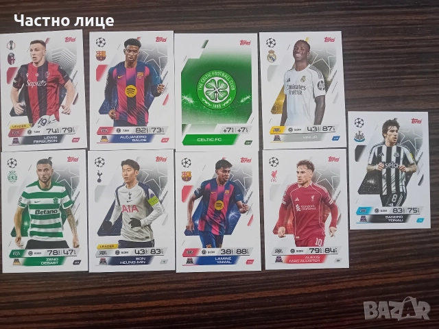 Карти Champions league Match Attax 2025/2026, снимка 3 - Колекции - 52928388