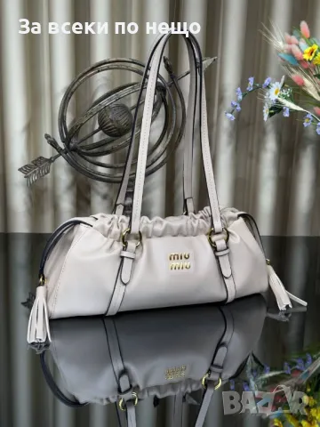 Miu Miu Дамска Чанта Миу Миу - 4 Налични Цвята Код E55, снимка 9 - Чанти - 50227482