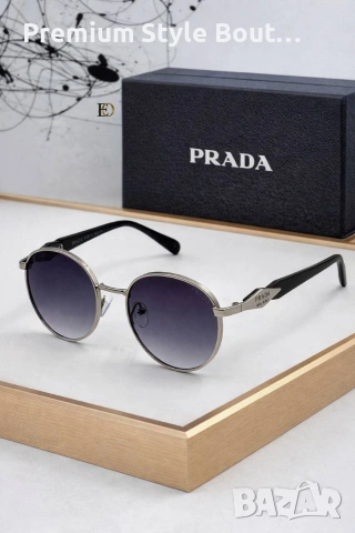 очила с калъф, кутия и ув защита prada, снимка 3 - Слънчеви и диоптрични очила - 53857493