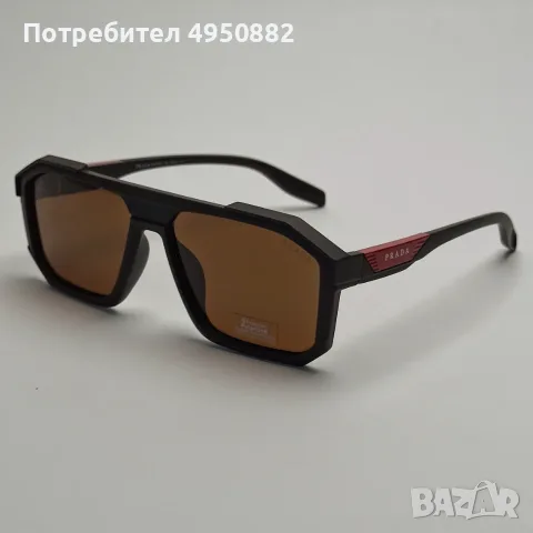 Слънчеви очила Prada Limited Edition поляризирани, нови, черни и кафяви, снимка 5 - Слънчеви и диоптрични очила - 56162110