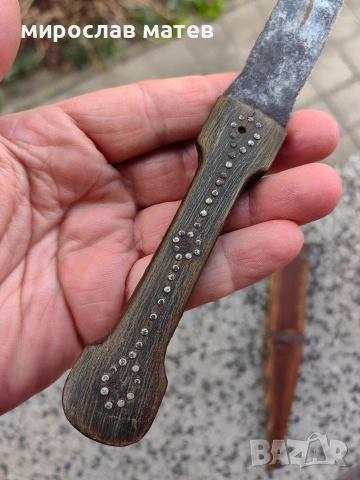 Автентична стара кама / нож, снимка 7 - Антикварни и старинни предмети - 53773801