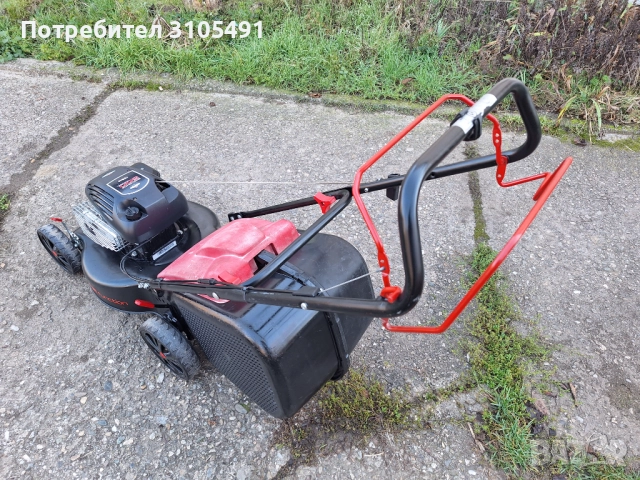 Косачка ALKO Briggs 5к.с. самоходна мулчираща с кош, снимка 9 - Градинска техника - 52749714