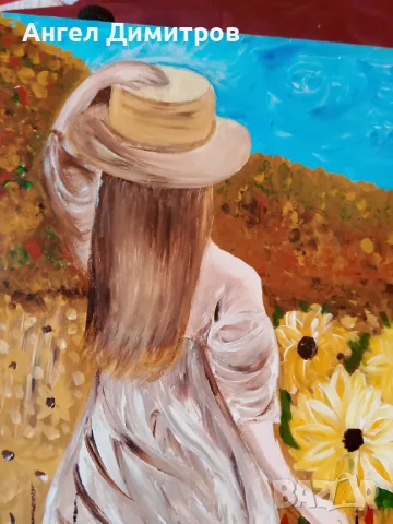 Маслена картина платно подписана , снимка 7 - Картини - 47764780