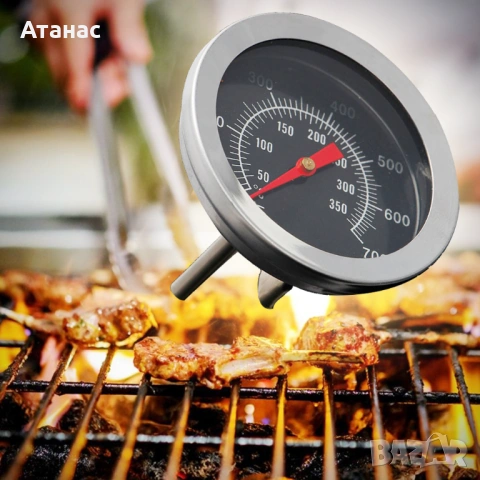 Термометър за пушилня, сушилня, грил, барбекю, снимка 4 - Барбекюта - 53427390