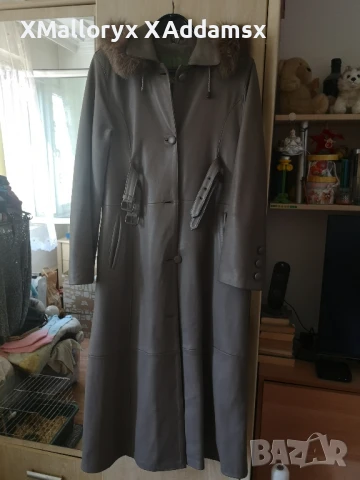 Дамско палто от естествена кожа, снимка 1