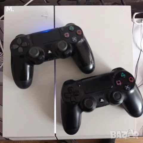 Playstation 4 Fat бял с 2 контролера + 3 игри за PS4, снимка 3 - PlayStation конзоли - 56304032