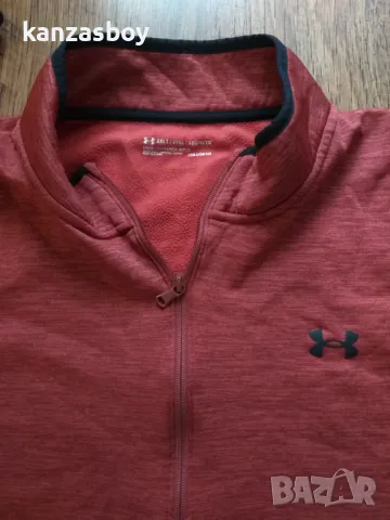 under armour half zip fleece - мъжко голямо горнище 3ХЛ , снимка 2 - Спортни дрехи, екипи - 48708284