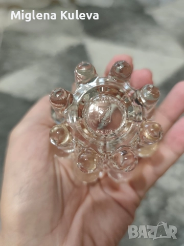 Кристален свещник "Reims" Франция. Цена 30 лв., снимка 3 - Декорация за дома - 51449528