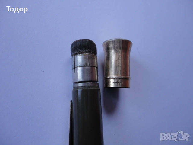 Позлатен механичен молив Sals Gold Dilled, снимка 5 - Антикварни и старинни предмети - 52834448