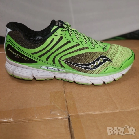 маратонки SAUCONY BREAKTRHU 2 VERDE FLUOR номер 42, снимка 10 - Маратонки - 33453463