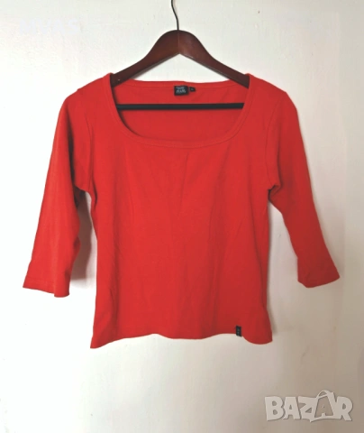 Оранжева блуза с 3/4 ръкав М размер