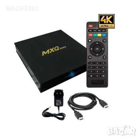 Промоция Нови 4GB RAM/32GB GMXQ MAX четиряден процесор 2GHZ Android 11.1 TV BOX 4K WiFi Smart Tv, снимка 12 - Друга електроника - 39338658