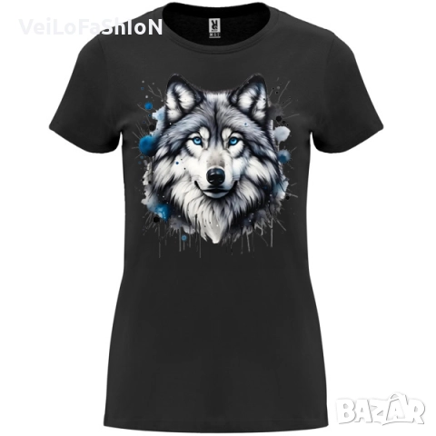 Нова дамска тениска с Вълк, снимка 3 - Тениски - 49584419