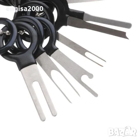 41 части в кутия - Комплект инструменти за вадене на пинове от букси и клеми, снимка 7 - Други инструменти - 49318564