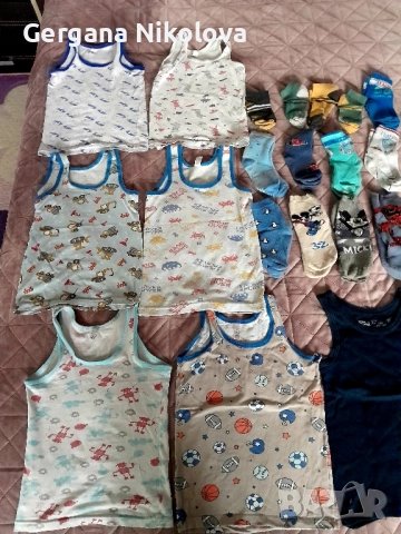 Детско бельо,потници,чорапи-5-7г., снимка 5 - Детско бельо и бански  - 39250519