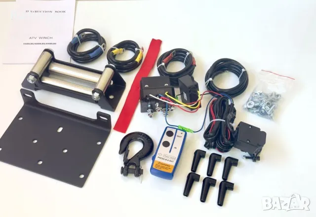 Лебедка 6000 либри (2727кг.), 12V, електрическа, Titan, снимка 4 - Индустриална техника - 43117921