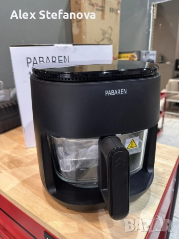 PABAREN 4.5L 1500W Дигитален екран модел от 2025 360 градуса видимост на храната, снимка 6 - Други - 52845581