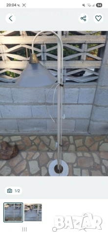 Нощта лампа бяла, снимка 2 - Настолни лампи - 53249824