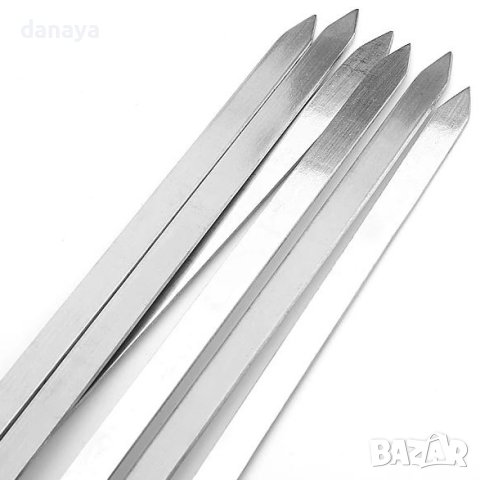 4021 Метални плоски шишове за барбекю шишове за скара , снимка 6 - Аксесоари за кухня - 42301848