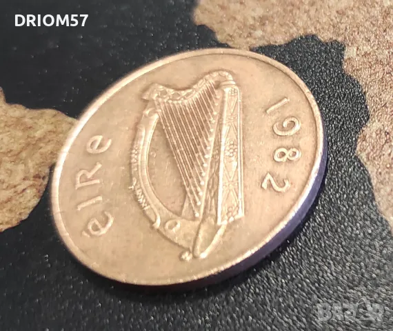 Монети Ирландия  - 2 бр [1982], снимка 5 - Нумизматика и бонистика - 46502022