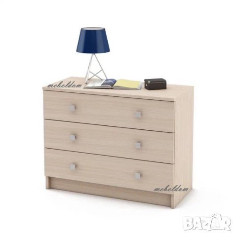 Скрин 70см. с 3 чекмеджета(код-6659), снимка 3 - Скринове - 40852107