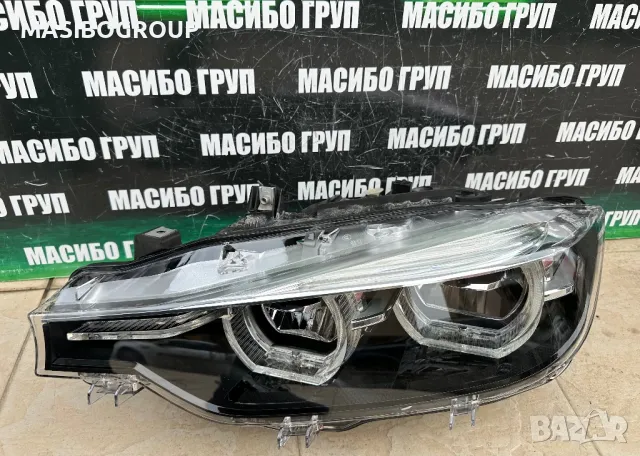 Фар far ляв фарове BMW LED Shadow Black Line за Бмв Ф30 фейс Bmw 3 F30 F31 LCI, снимка 4 - Части - 49292775
