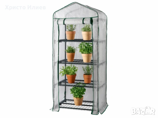 Оранжерия с 4 рафта Parkside Парник с  PVC покритие, снимка 2 - Оранжерии - 53410896