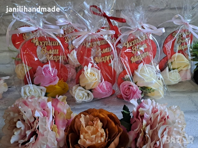 8ми за 8ми март, подарък, цветя, снимка 3 - Подаръци за жени - 52925217