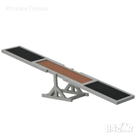 PawHut Кучешка люлка Aqulity Seesaw Спортна люлка за кучета, 180 x 30 x 30 см, снимка 2 - За кучета - 51727926