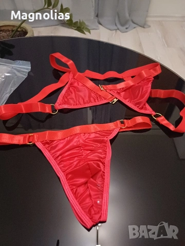 Мъжки комплект бельо Sissy Sheer Bralette Топ Бельо, снимка 8 - Бельо - 53830105