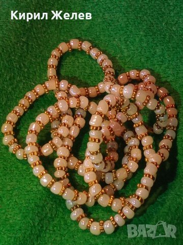 НЕЖНО КРАСИВО МЪНИСТЕНО ПЕРЛЕН ТИП РЕТРО СТИЛ КОЛИЕ 27887, снимка 3 - Колиета, медальони, синджири - 37127927