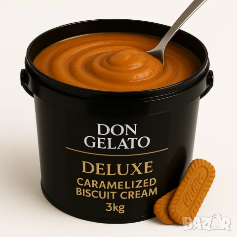 Крем пълнеж с бисквитен вкус Don Gelato Bisco Deluxe – 3 кг