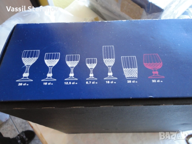 Кристални чаши  Френски оргинал, снимка 4 - Други стоки за дома - 52529908