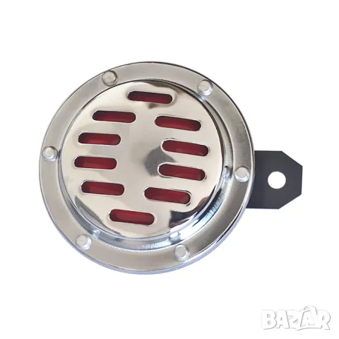 Единичен метален клаксон 12V 99 mm