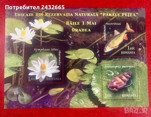 1720. Румъния 2008 = “ Флора и Фауна. Природен резерват “ Paraul Petea “ , **, MNH 