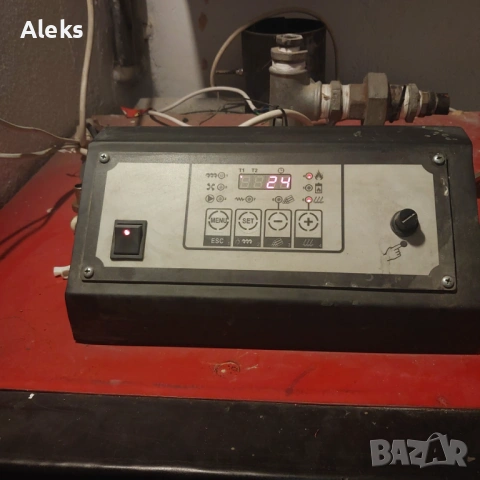 Котел на пелети (Италия) – 32 kW, ползван 4 сезона, снимка 2 - Отоплителни печки - 52988139